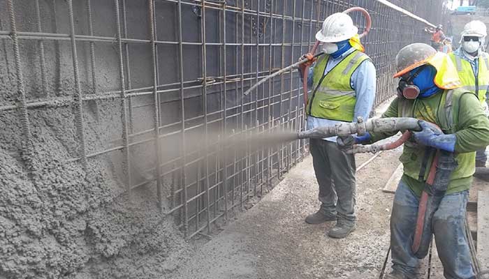 بتن شاتکریت Shotcrete